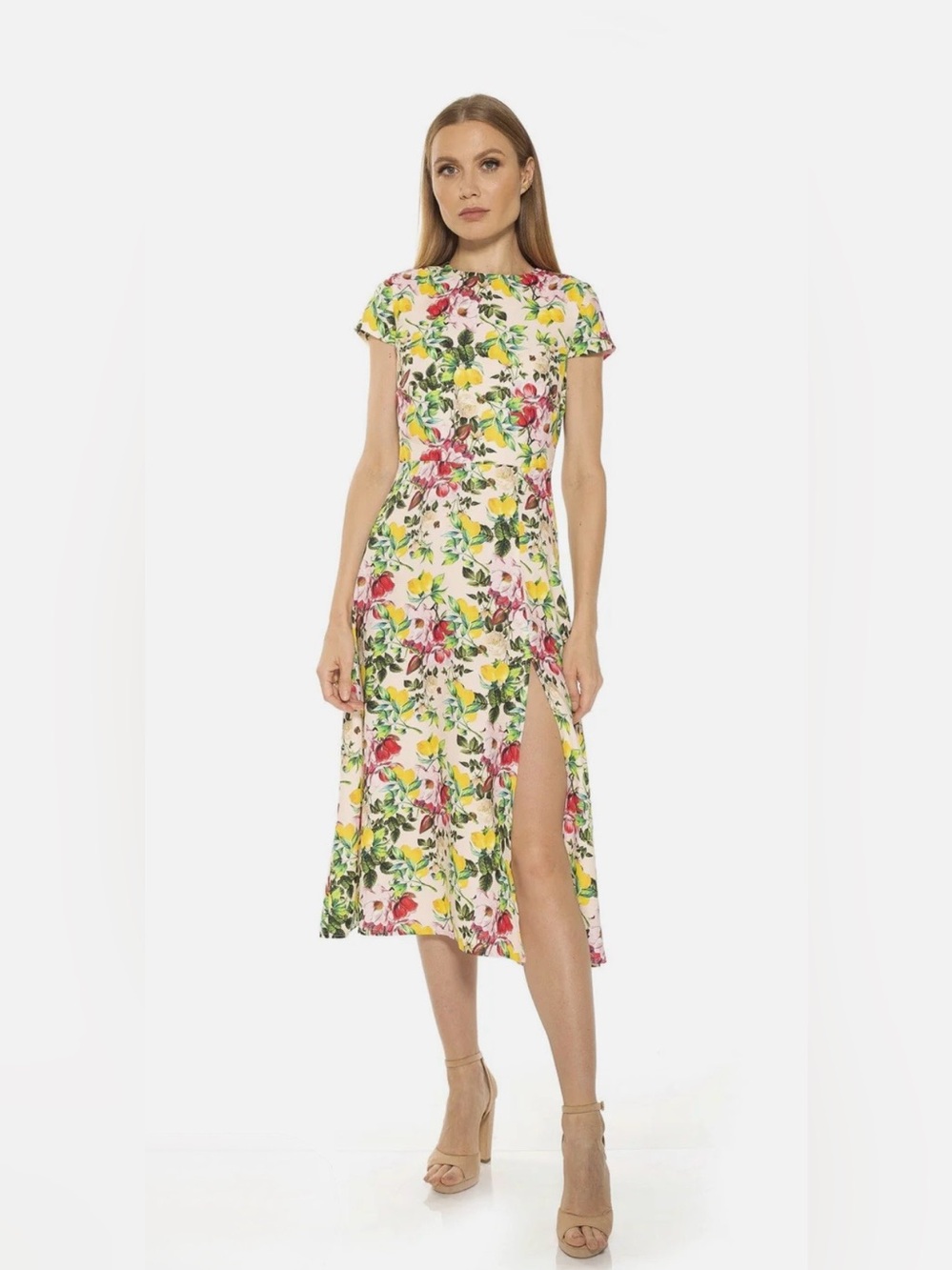Alexia Admor Lily Midi Dress Sz 2